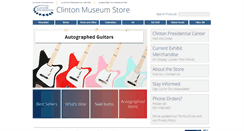 Desktop Screenshot of clintonmuseumstore.com